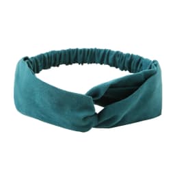 Vintage Suede Soft Cross Knot Elastic Headband for Women Girls Summer Soild Color Turban Bandanas Hair Bands Hair Accessories