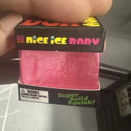 NeeDoh@ 2.5 CM/1 IN. Nice Ice Sensory Squeeze Single Mini Nice Cube in Assorted Colors Anti-Stress Pressure Relief For Adults