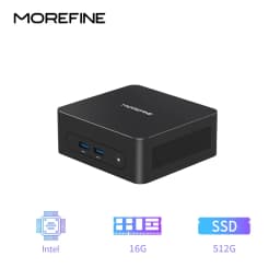 MOREFINE M8 Mini PC Intel 5205U up to 1.9GHz Windows 11 pro 16G RAM 512G SSD 4K@60 WiFi 5/BT 5.1 Laptop/Desktop Computer