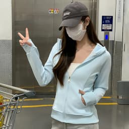 Women Solid Color Slim Fit Zip Up Sweatshirts Spring Autumn Fitness Joggers Sports Jacket Korean Fashion Tight Hooded Woman Coat