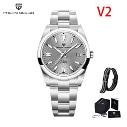 PAGANI DESIGN 2026 New Luxury Automatic Mechanical Men Watch Stainless Steel V2 Sapphire Crystal CS 20Bar Reloj Hombte