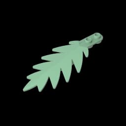 Gobricks GDS-1440 Plant,Tree Palm Leaf Small 8 x 3 compatible with lego 6148 children's Educational Building Blocks Technical