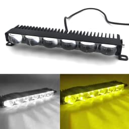 LED Headlight Bumper Fog Lamps Projector Lens Car Grill Light Work Light Mini Driving Light Auxiliary Lights For Car Motorcycle