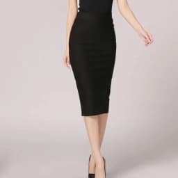 New Women Slim High Waist Long Section Of The Thin Split Step Hip Professional Skirts