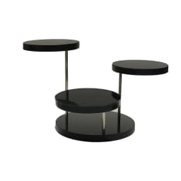3 Layers Plastic Ring Jewelry Display Stand Multi-layer Round Rotating Earrings Stud Display Rack Jewelry Storage Organizer
