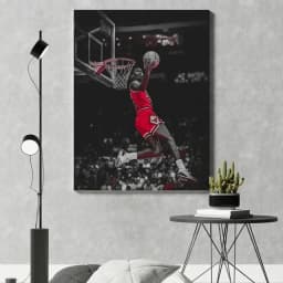 Basketball Legends Canvas Art Kobe LeBron More Framless Wall Decor for Living Room Sports Themed Home Decoration Ideal Gift