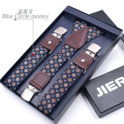 Leather Suspenders Men 3.5cm Y-Back 3 Clips Male Suspensorios Adjustable Elastic Trouser Braces Strap Belt Suit Accessories