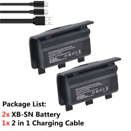 1400mAh Rechargeable Xbox Controller Battery Pack+Type C Cable for Xbox Series X, Xbox Series S Remote Gamepad(Not for Xbox one)