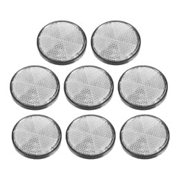 Motoforti 2-8 Pcs Round Stick-on Safety Spoke Reflective Self Adhesive Reflector for Motorcycle Bicycle Bike 56mm Diameter