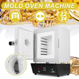 Industrial & Household Jewelry Casting Machine 1150℃ Oven Incubator Furnace With Visualization Window Burnout Equipment 1500W