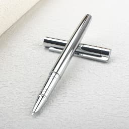 Luxury Quality PAILI 613A Metallic Gray Pen School Student Office 0.38mm Nib Fountain Pen New