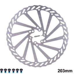 MTB Bicycle Brake Rotor 120 140 160 180 203mm 6 in Stainless Steel Hydraulic Brake Rotor MTB Road Bike Disc Brake With T25 Bolt