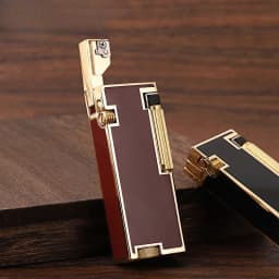 ZORRO Automatic Pop-up Fuel Lighter, Narrow Side Slip Grinding Wheel Ignition, Resin Craftsmanship, High-end Exquisite Gifts