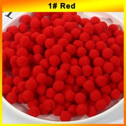 300-30Pcs Multicolor Pompoms Fur Balls Glitter Fluffy Pom Poms Elasticity Pom pom Soft Balls for DIY Crafts 8/10/15/20/25/30mm