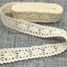 5Yards 1-6cm Crocheted Webbing Cotton Lace Trims for Handmade DIY Sewing Garments Accessories Wedding Deco Gift Floral Packing