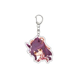 55MM Anime Pretty Derby Keychain Oguri Cap Special Week Silence Suzuka Tokai Teio Key Chain Acrylic Model Plate Christmas Gifts