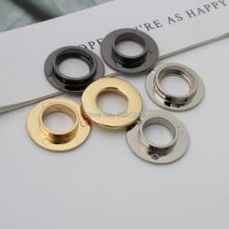 10-30-100pcs High quality planar circular eyelet dress luggage hardware accessories metal fitting hardware pressed round eyelets