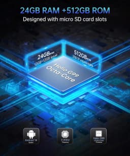 8849 TANK PAD E Unihertz Rugged Projector Tablet Android 14 Phone Tablet 4G 21000mAh 512GB(2TB Expand) 10.95 inch Smart Pad 2025