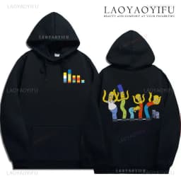 The Simpsons Duff Beer Circle Logo V2 Hoodie Funny Retro Street Fashion Men's Gift Long Sleeve Design Printed Family Pullover