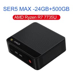 Beelink SER5 Max Win 11 Mini PC AMD Ryzen7 6800U/7735HS R3 3200U R5 5500U DDR4 RAM 16G NVME 500G Wifi6 4K Type-C Gamer Computer