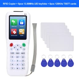 YiToo Premium RFID Duplicator, 125KHz 13.56MHz Access Card Reader Writer Decoder Smart Card Cloner NFC Copier, Free Software USB