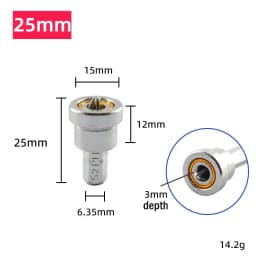 1/2pcs Strong Magnetic Screwdriver Bit Set 25/50mm For Phillips Electronic Screwdriver Bits For Plasterboard Drywall Screw Drive