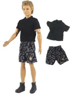 1 Set Doll Clothes Outfit for 12 inch Ken Doll Many Style for Choice A02