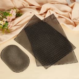 1 Set Black/White Plastic Mesh Canvas Bag Sheets Plastic Net Cover DIY Crafting Handbag Accessories Acrylic Yarn Crafting Knit