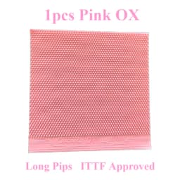 Radak D1 Ultra Soft Table Tennis Rubber Long Pips OX Medium Particles ITTF Approved Ping Pong Rubber Without Sponge for Sinking