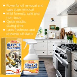 JAKEHOE Kitchen Heavy Oil Cleaner Powerful Cleaning Grease Oil Stain Powder Cleaner Muilt-FunctionsDuty Degreaser Cleaner Spray