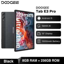DOOGEE Tab E3 Pro Tablet Android 15 Gemini AI 13'' Display 7.9mm Ultra-thin 8GB 256GB Smart Pad 11000mAh Battery Global Version