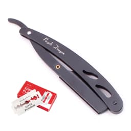 Men Straight Barber Razor Add 10 Blades Razor Edge Steel Folding Shaving Knife Hair Removal Tools Shaving Razor With Blade Z6102