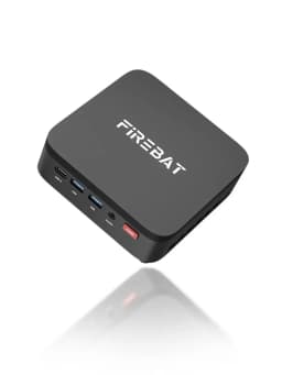 FIREBAT R3 MINI PC AMD Ryzen 5 7430U 6C/12T MAX 4.3GHz 16GB LPDDR4 RAM 512GB SSD WIFI6 BT5.2 Windows 11 Desktop Computer