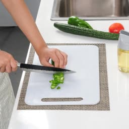 New Plastic Cutting Board,Chopping Board Fruit Vegetable Food Grade PE,Thickened,Mildew Proof,Kitchen Accessories,White