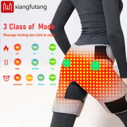 Red Light Heating Hip Protector with Hip Massager  Relieves Hip Pain   Promotes Blood Circulation  Muscle Relaxation