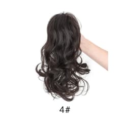 H&STAR 14Inch Synthetic Curly Wavy Ponytail Chic Hairpiece with Easy Claw Elegant Style for Women