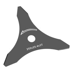 10' X 3T Brush Cutter Trimmer Blade 3 Tooth Replacement for Almost All Straight Shaft Trimmers That Accommodate the Size Provide