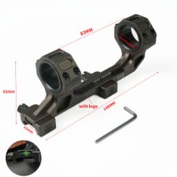 Tactical GEISSL Sight Base Optical Mount 25.4mm/30mm Optical Bracket With Bubble Level To Maintain Stability Used For 20mm Rail