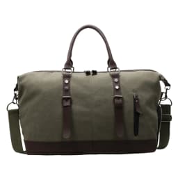 Canvas Travel Handbag Duffel Large Shoulder Bag Outing Travelling with Shoes Storage Bag Hand Bag Outdoor Luggage Carry on Pack