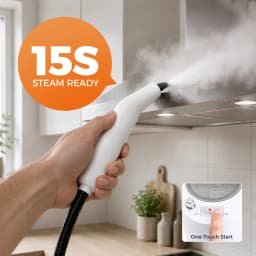 ROUNY Multi-Purpose Portable High Pressure Steam Cleaner, 3.5Bar Powerful Steam Output, 15s Fast Heat-Up, 1000ml Large Tank