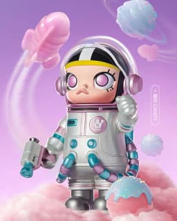 POP MART MEGA COLLECTION 100% SPACE MOLLY SERIES Genuine Blind Box Mystery Box Guess Bag Toys Doll Cute Anime Figure Desktop