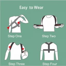 Adjustable Posture Corrector Belt Upper Back Clavicle Spine Support Neck Brace for Home Office Sport Use Shoulder Back Brace