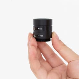 CCTV Lens for Raspberry Pi HQ Camera, Wide Angle CS-Mount Lens, 6mm Focal Length with Manual Focus and Adjustable Aperture