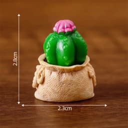 1:6 Dollhouse Miniature Potted Plants Model Green Leafed Plant Pot Bonsai Home Garden Decor Toy Doll House Accessories