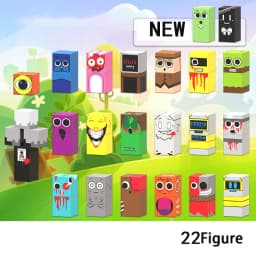 Rhythm Magnetic Cube Box Magnetic Building Blocks Sprunki Set Model Sensory Puzzle Building Children's Educational Toy STEM Gift
