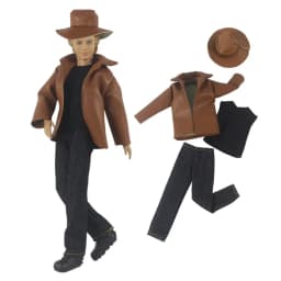 1 Set Doll Clothes Leather coat Outfit for 12 inch Ken Doll Many Style for Choice A02