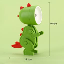 LED Night Lights Battery Magnetic Folding Nights Lamp Bedroom Bedside Table Ornaments Children's Toys Mini Dinosaur Night Light
