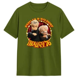 Trolling 76 Statler And Waldorf T Shirt Beach T Shirts Men 100 Cotton Breathable Plus Size Clothes Short Sleeve Vintage Tshirt