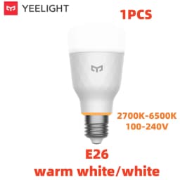 Yeelight Smart LED Bulb W3 E26 Color/White Ambient Light Wifi Voice Control 1700K~6500K For Mi Home Alexa Google SmartThings
