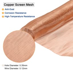 1Pcs Copper Mesh 20x12inch/40x12inch 40-200 Mesh Filtration Cloth Shielding Fabric Filter Copper Screen Mesh Screen Net for Home